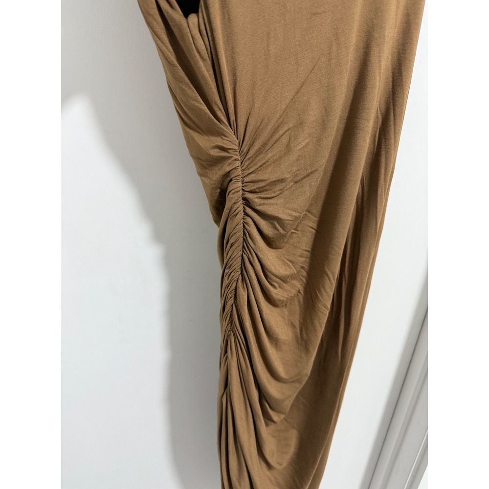 Lovers + Friends Tan Ruched Mini Dress - Picture 7 of 12